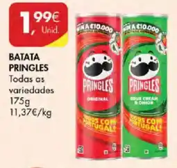 Pingo Doce Batata pringles promoção