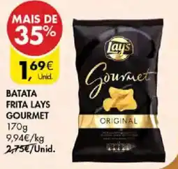 Pingo Doce Batata frita lays gourmet promoção