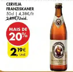Pingo Doce Cerveja Franziskaner promoção