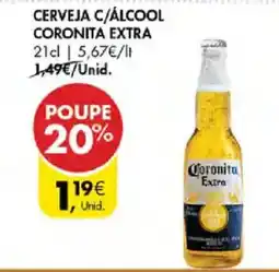Pingo Doce Cerveja c/álcool coronita extra promoção