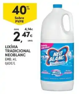 Continente Lixívia tradicional neoblanc promoção