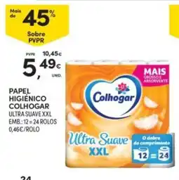 Continente Papel higiênico colhogar ultra suave xxl promoção