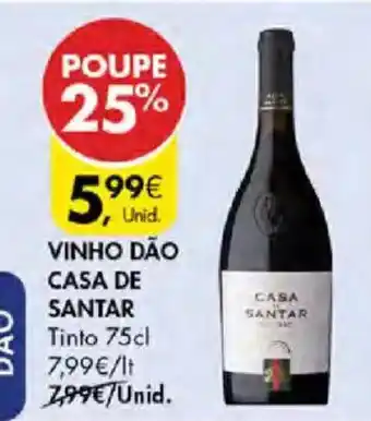 Pingo Doce vinho dão casa de santar promoção