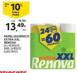 Continente papel higiénico extra xxl renova promoção