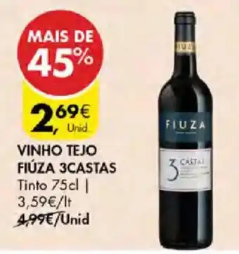 Pingo Doce Vinho tejo fiuza 3castas promoção