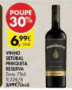 Pingo Doce vinho setúbal periquita reserva promoção