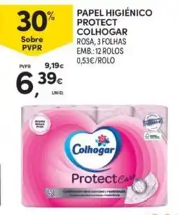 Continente Papel higiênico protect colhogar promoção