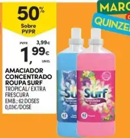 Continente Amaciador concentrado roupa surf tropical/extra frescura promoção