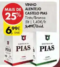 Pingo Doce vinho alentejo castelo pias promoção