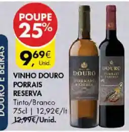 Pingo Doce vinho douro porrais reserva promoção