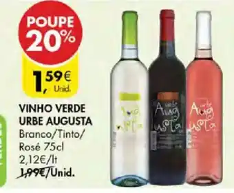 Pingo Doce vinho verde urbe augusta promoção