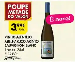 Pingo Doce vinho alentejo abelharuco arinto sauvignon blanc promoção