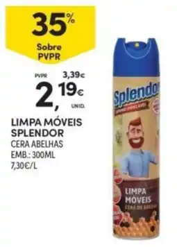 Continente limpa móveis splendor cera abelhas promoção