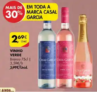 Pingo Doce vinho verde casal garcia promoção