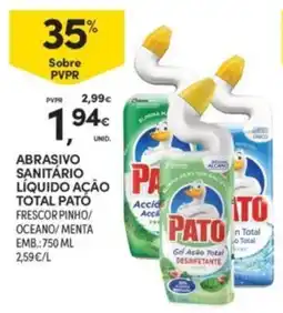 Continente Abrasivo sanitário líquido ação total pato promoção