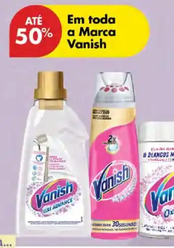 Pingo Doce Vanish Oxi Advance promoção