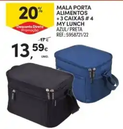 Continente mala porta alimentos my lunch promoção