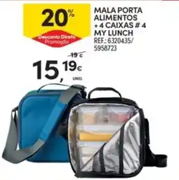Continente Mala porta alimentos my lunch promoção