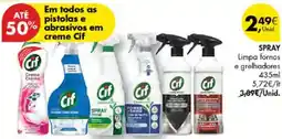 Pingo Doce Spray limpa fornos e grelhadores Cif promoção