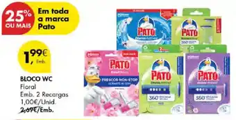 Pingo Doce Bloco wc floral promoção