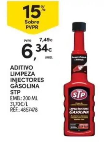 Continente Aditivo limpeza injetores gasolina stp promoção