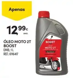 Continente óleo moto 2t boost promoção