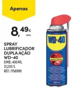Continente spray lubrificadora dupla ação wd-40 promoção