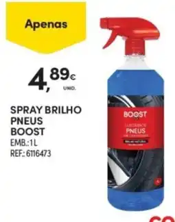 Continente spray brilho pneus boost promoção