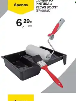 Continente Conjunto pintura 3 peças boost promoção