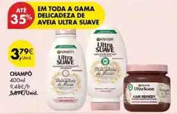 Pingo Doce Garnier ultra suave delicadeza de aveia promoção