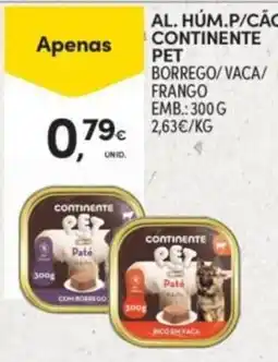 Continente Continente pet paté com borrego promoção