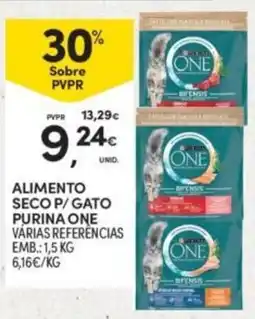 Continente alimento seco p/ gato purina one promoção