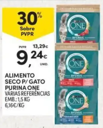 Continente alimento seco p/ gato purina one promoção
