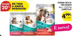 Pingo Doce comida seca p/ cão adulto inter nutri promoção