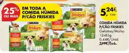 Pingo Doce comida húmida p/cão friskies promoção