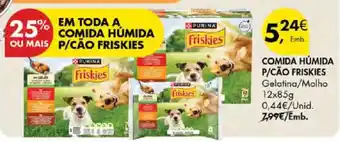 Pingo Doce comida húmida p/cão friskies promoção