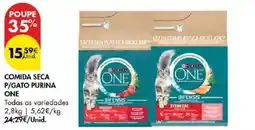Pingo Doce comida seca p/gato purina one promoção