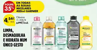 Pingo Doce Água micelar garnier promoção