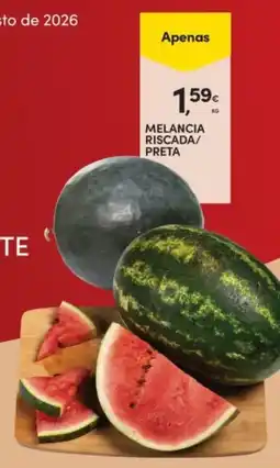 Continente melancia riscada/ preta promoção