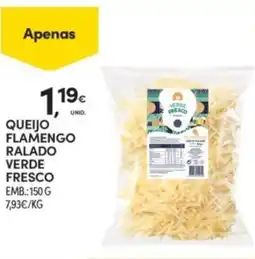Continente Queijo flamengo ralado verde fresco promoção