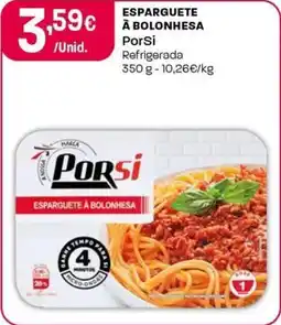 Intermarché Esparguete a bolonhesa porsi promoção
