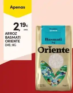 Continente Arroz basmati oriente promoção