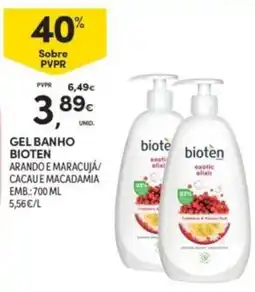 Continente Gel banho bioten promoção