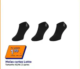 Action Meias curtas Lotto promoção
