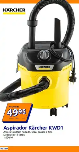 Action Aspirador Kärcher KWD1 promoção