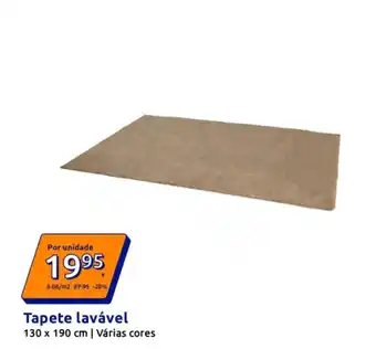 Tapete lavável