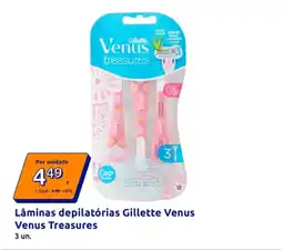 Action Lâminas depilatórias Gillette Venus Venus Treasures promoção