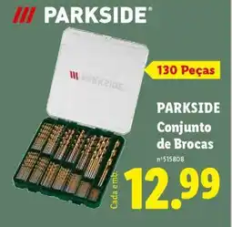 Lidl Parkside Conjunto de Brocas promoção