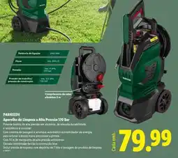 Lidl PARKSIDE promoção
