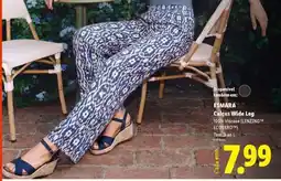 Lidl Calças Wide Leg promoção
